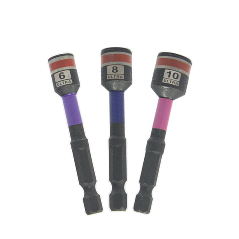Tooljoy Strong Magnetic Hold Color-Coded Size Identification 1/4