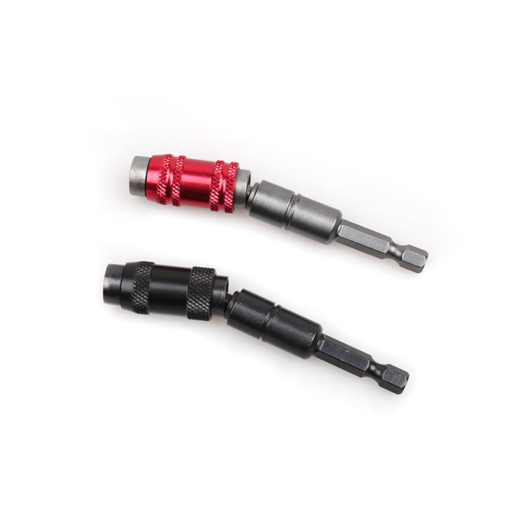 Tooljoy 1/4 tommer sekskantet universaljoint-magnetisk bitsætter forlængerstang med fleksibel vinkel til skruetrækkeradapter