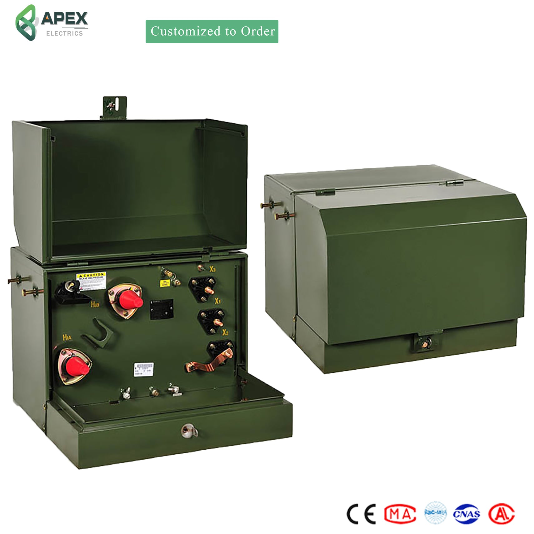 パッドマウント変圧器：産業用5000kVA、35kV、IEEE/ANSI-C57認証済み