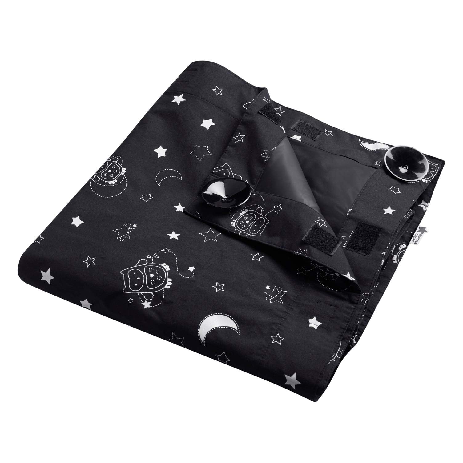 Store occultant portable pour bébé avec ventouses