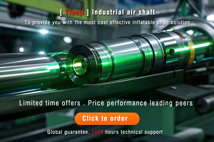 product customizable 1 6 inches slab type and key type inflatable pneumatic air expanding shaft ce certified aluminum alloy air shaft-2