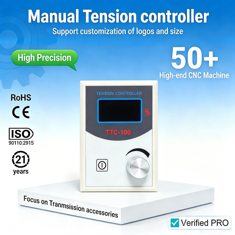High Quality New Olive Tech Manual/Auto Magnetic Brake Tension Controller Winding Machine for Offset Printing Komori/