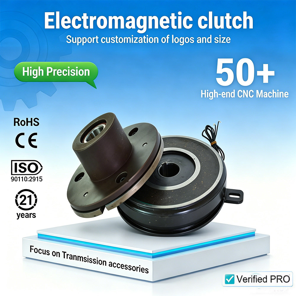 Factory supply TJ-C Electromagnetic Clutch Dry Single Plate Solenoid Brake Assembly Industrial Model