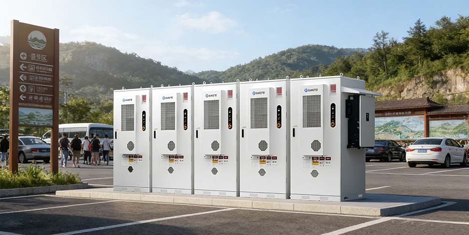 air cooled commercial  industrial battery cabinet 215kwh-1