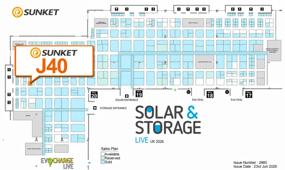 Invitation to UK Exhibition | Sunket looks forward to meeting you at Stand J40, 22-24 September