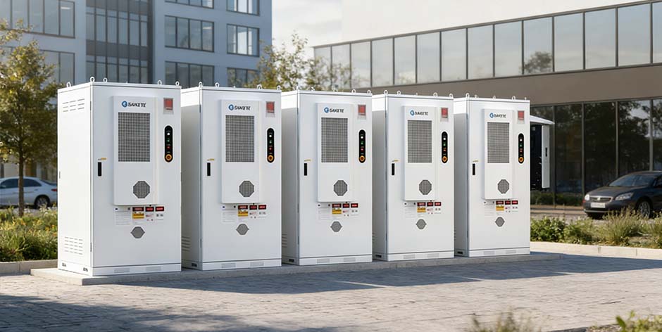 air cooled commercial  industrial battery cabinet 215kwh-4