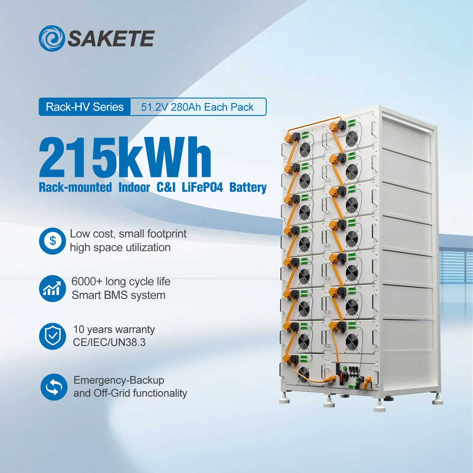 Does the cabinet battery support flexible capacity expansion for C&I projects?
