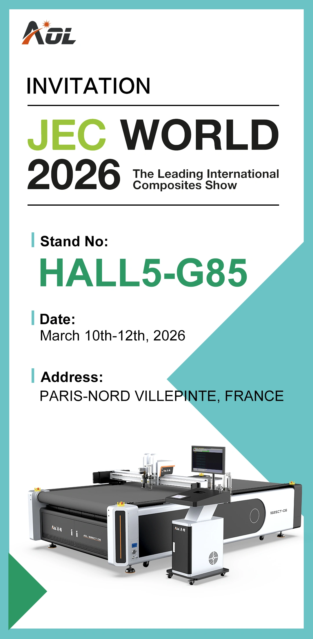 Exhibiting at JEC World 2026 – Paris, France
