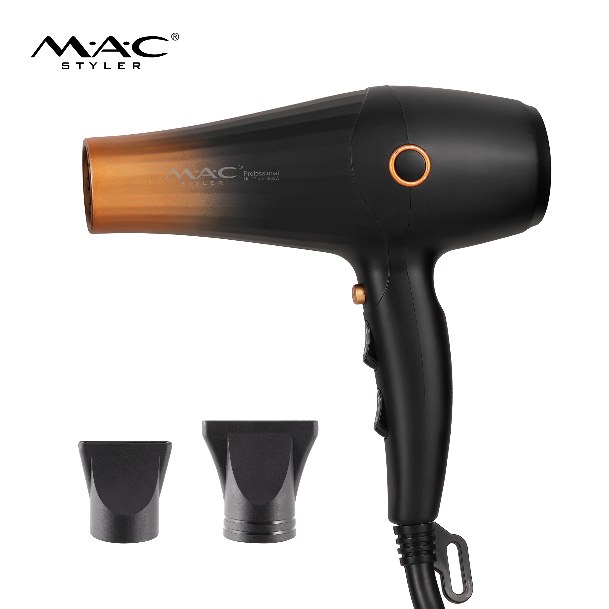 MAC Styler MC-6697 2800W Professional Hair Dryer – Dry, Straighten, One Step In Place