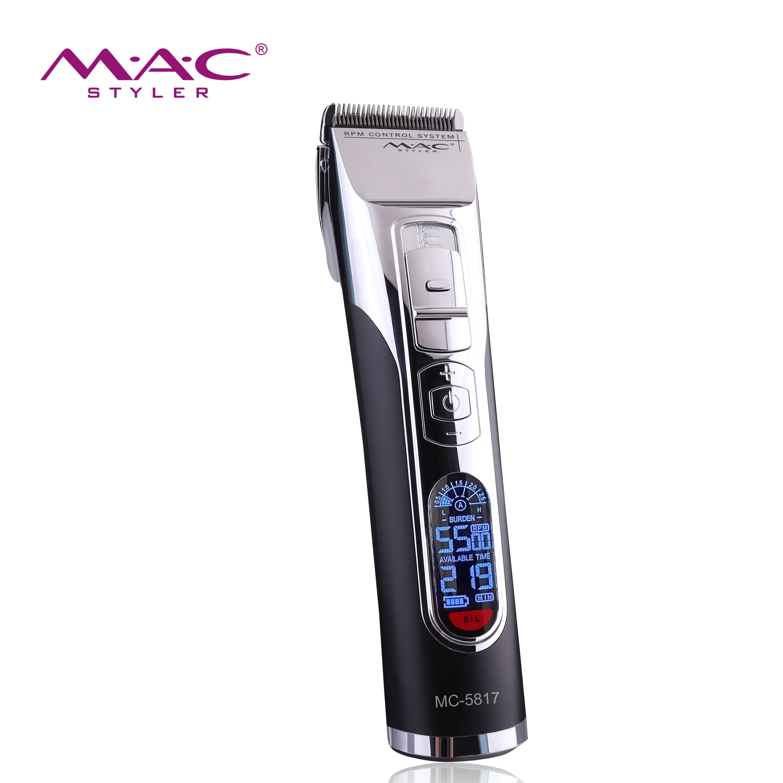 Tondeuse à cheveux sans fil LCD rechargeable pour salon, équipement rechargeable, tondeuse de sécurité de haute qualité lavable à l'eau pour homme, enfant, barbier