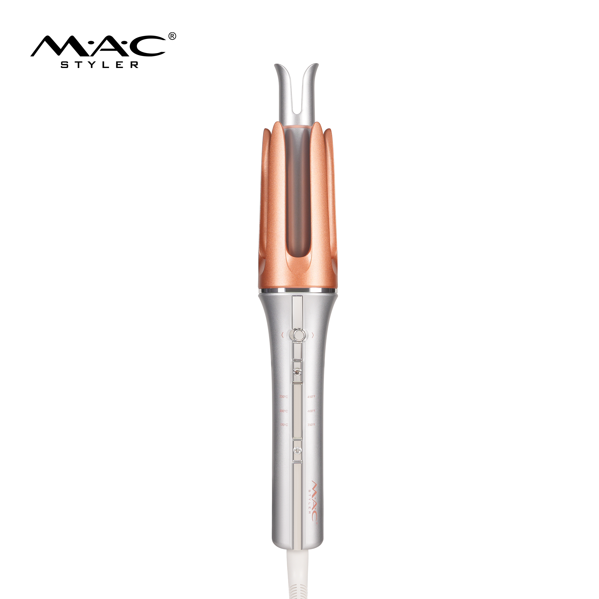MAC Styler MC-5756 Automatic Hair Curler – 1"/25mm, Curling Claw, Left/Right Direction, 3-Temp