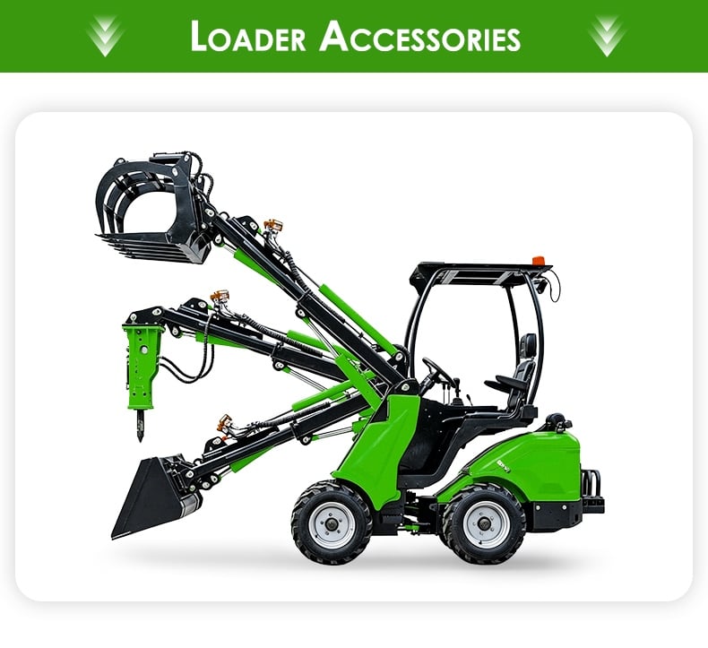 free shipping 4x4 yellow wheel loader good quality manufacturer mini loader best price for sale-22