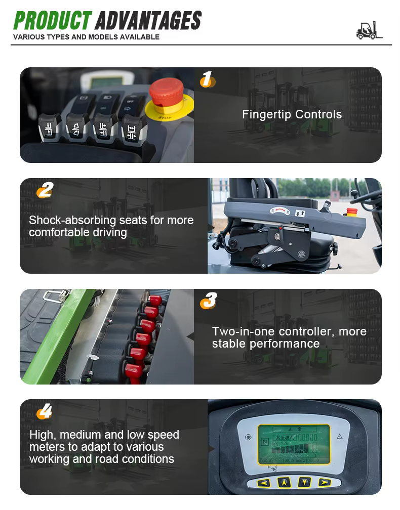 mini high efficient electric forklift compact efficient cost saving good quality high performance good sale395-34