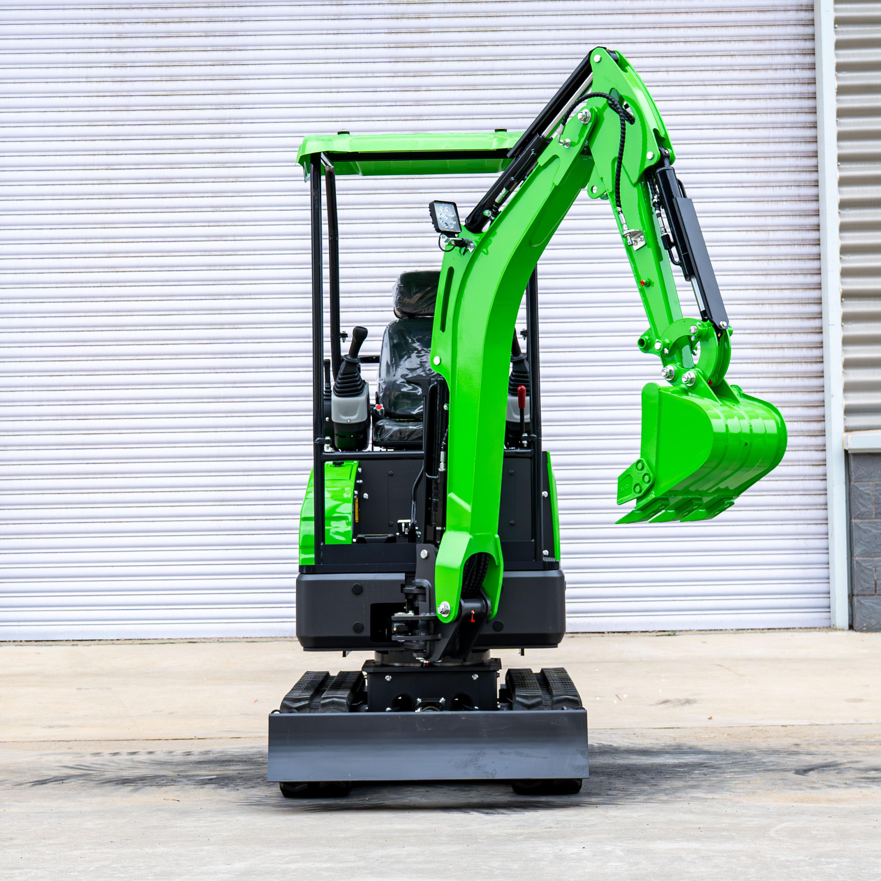 Free Shipping 2 Ton Green Exceptional Value Excavator High Efficient Best Powerful Cheap Price Good Sale