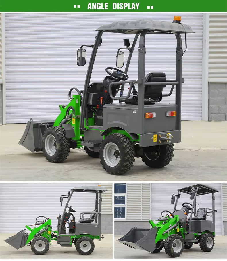 new good quality 4x4 red mini loader best price wheel loader high efficient manufacturer for sale-19