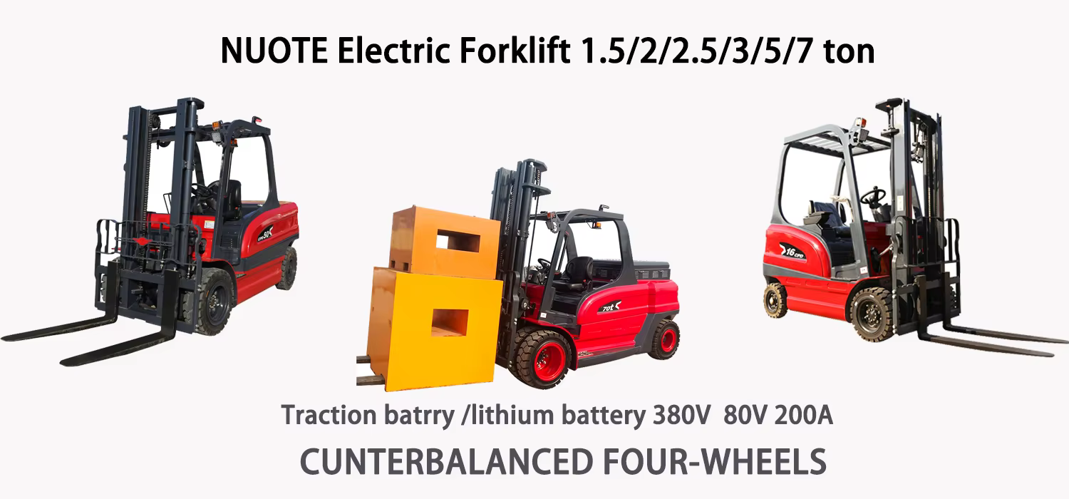  new free shipping mini 1ton good quality electric forklift high performance compact efficient  cost saving-16
