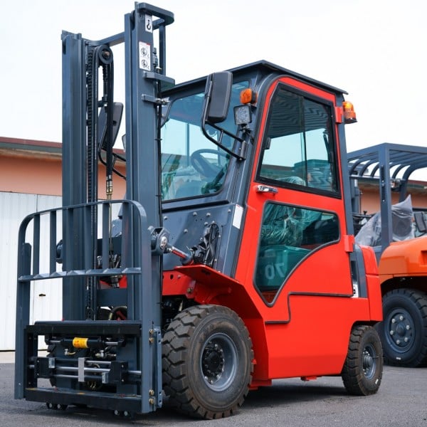 New Red High Performance High Quality 1.5ton Diesel Forklift Great Value Discounts Low Price for Low Price Sale