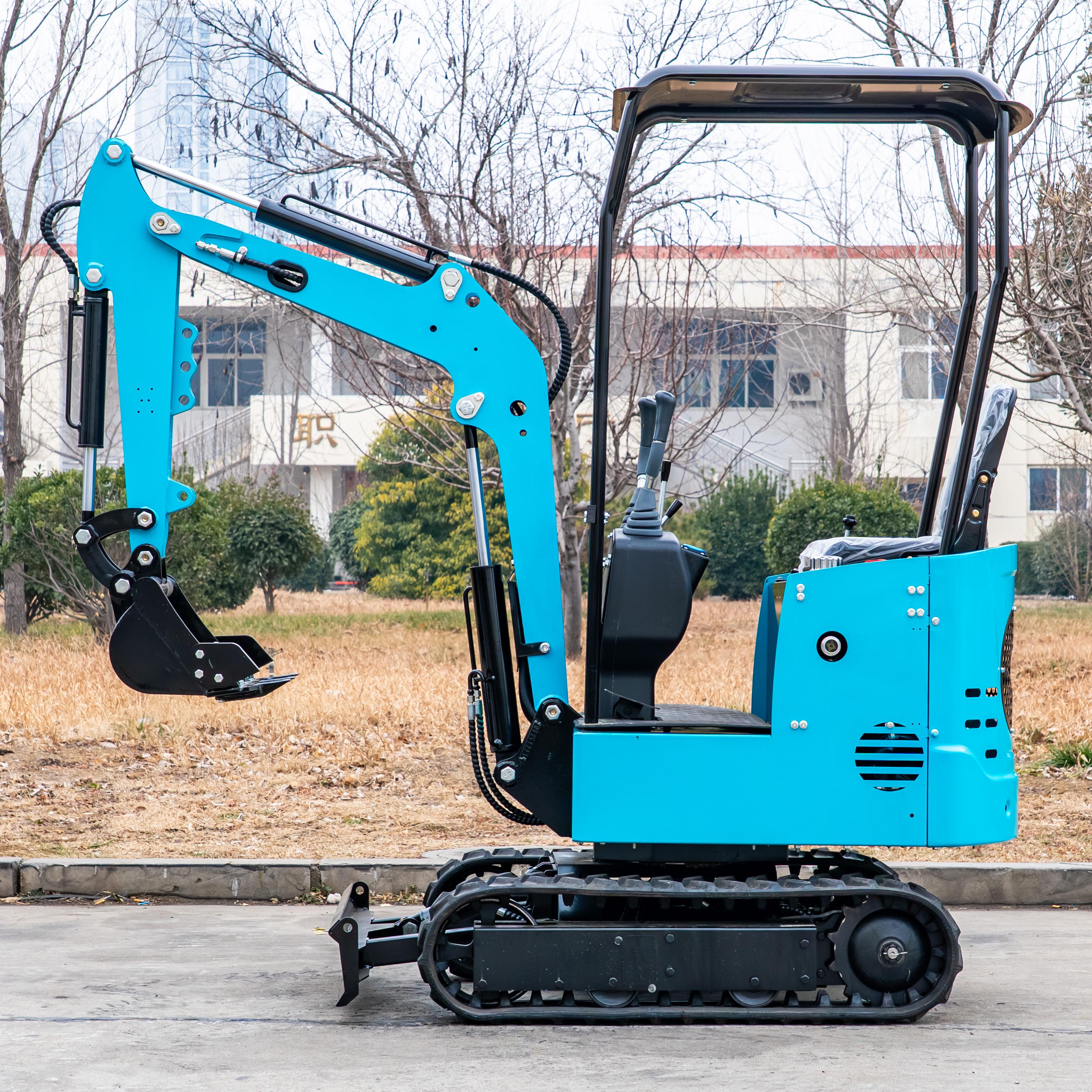 New Blue Best Excavator Best High Quality Efficient with Upper Arm Lateral Swing Mini 1Ton Good Quality Cheap Price Energy Saving Best Sale