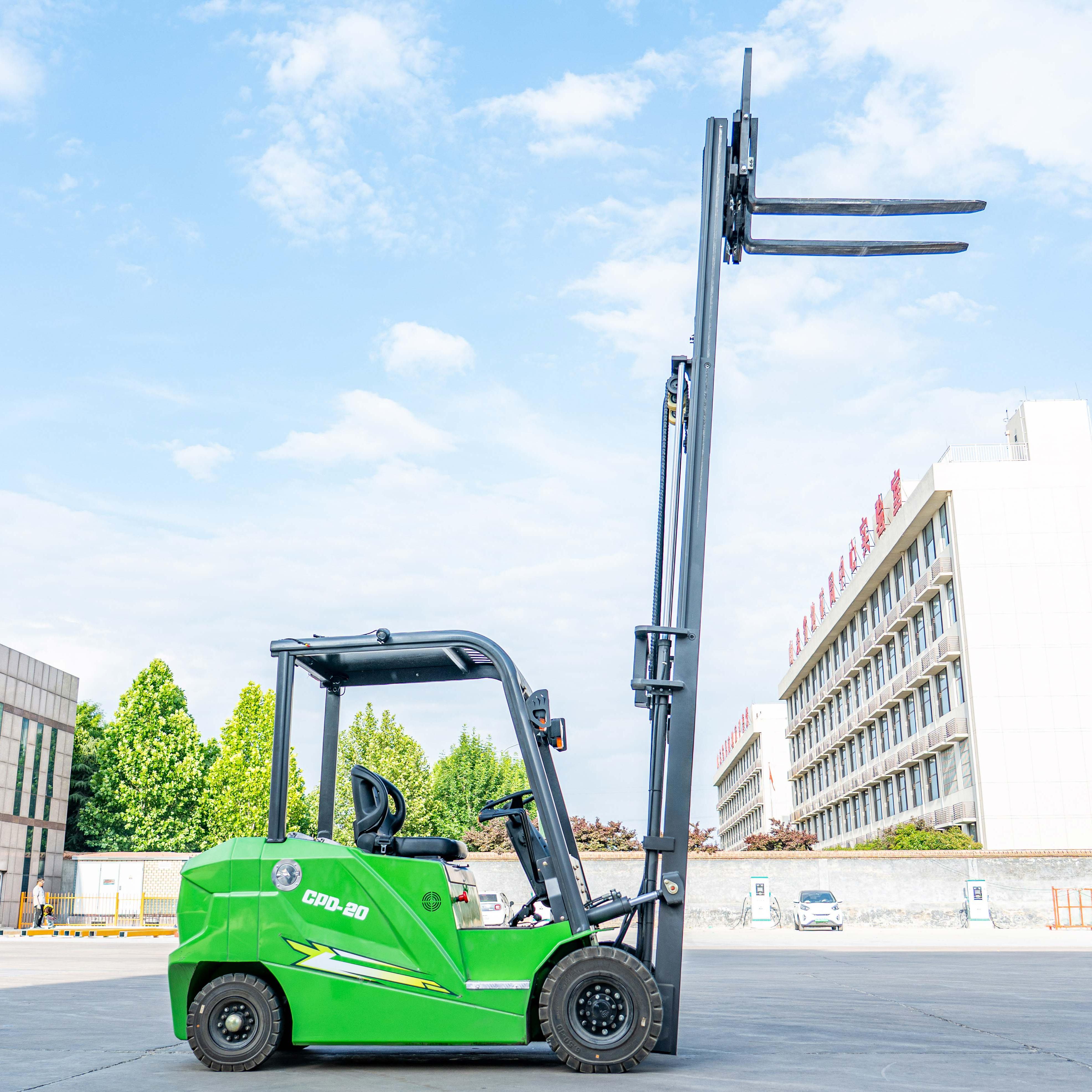 New Mini 2Ton Green High-Performance Green High Efficient Electric Forklift Compact Efficient Cost-Saving Good Quality Best Sale