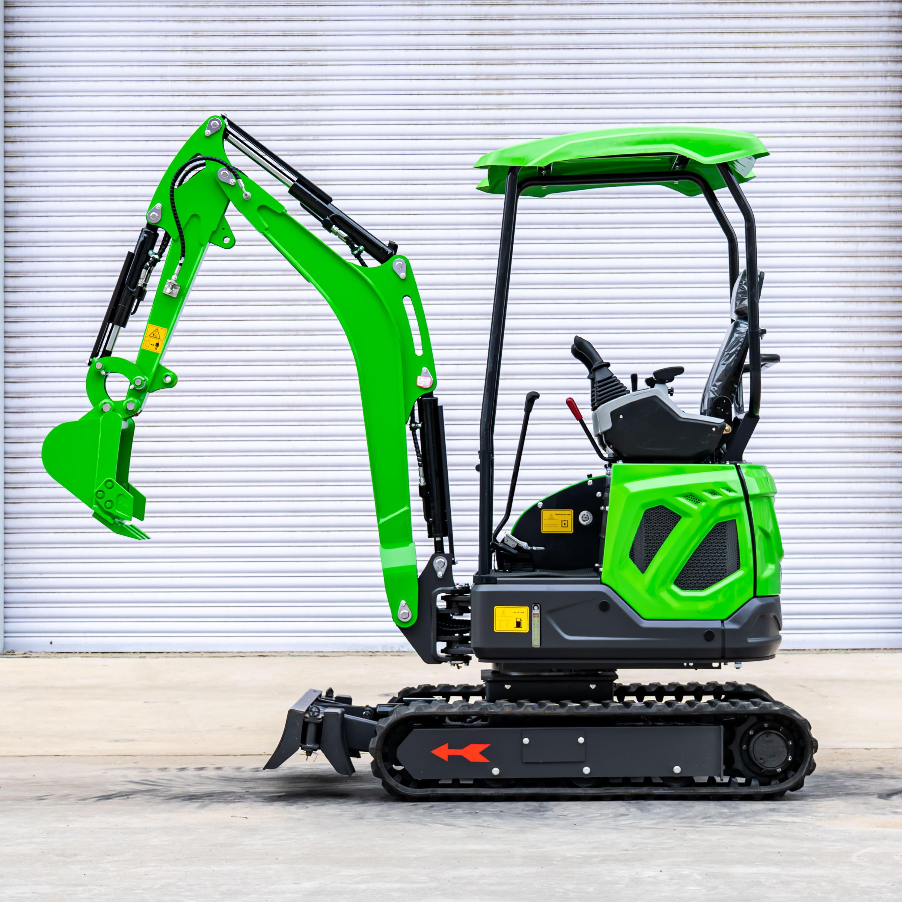 Free Shipping Best Powerful 2 Ton Green Exceptional Value Excavator High Efficient Cheap Price Good Sale