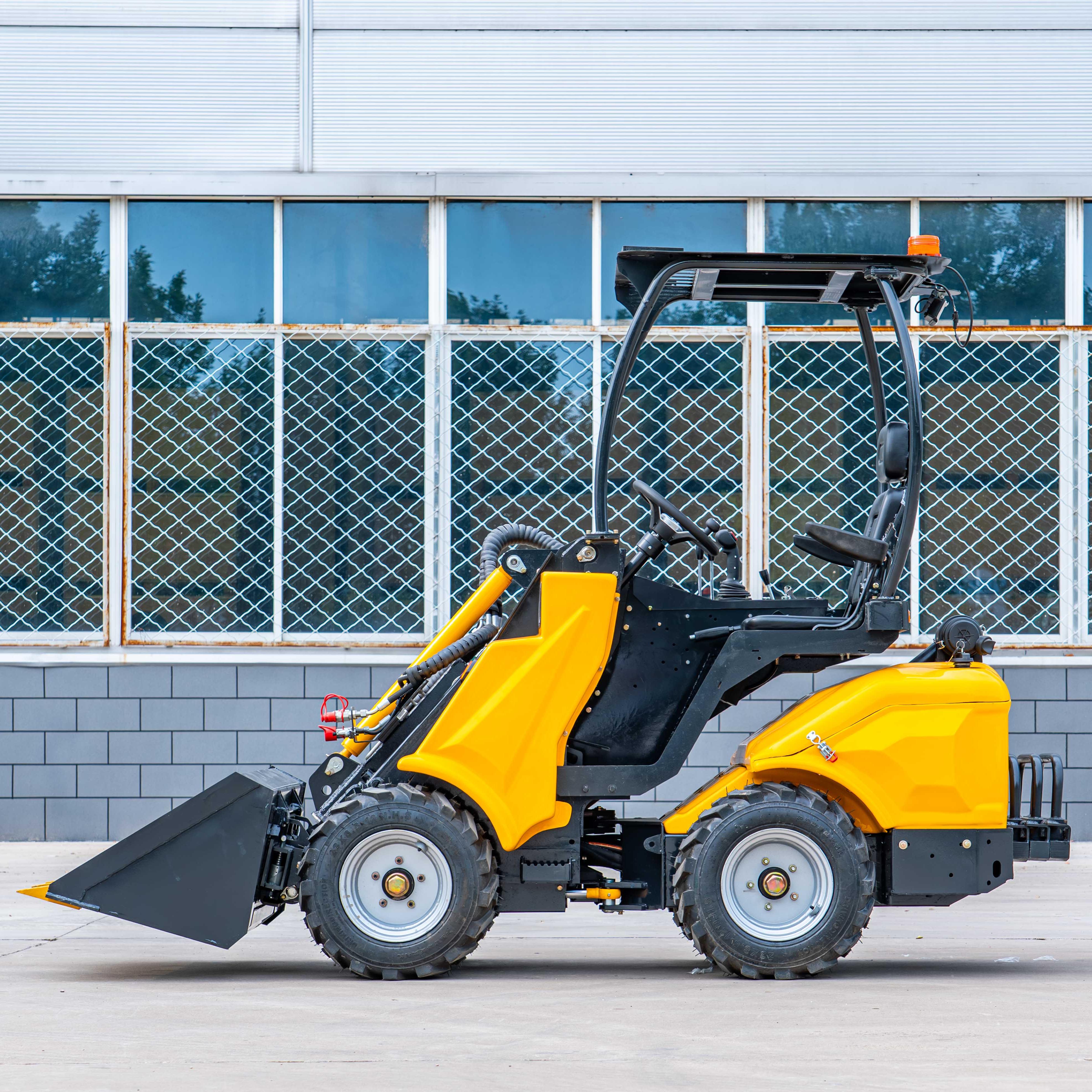 Free Shipping 4x4 Yellow Wheel Loader Good Quality Manufacturer Mini Loader Best Price for Sale