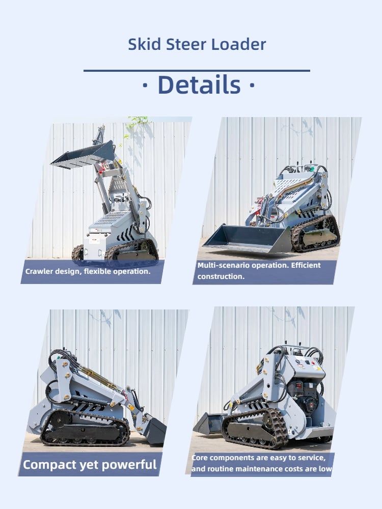 new free shipping 330 skid steer loaders best quality high efficiency high quality all round low price hot sale-12
