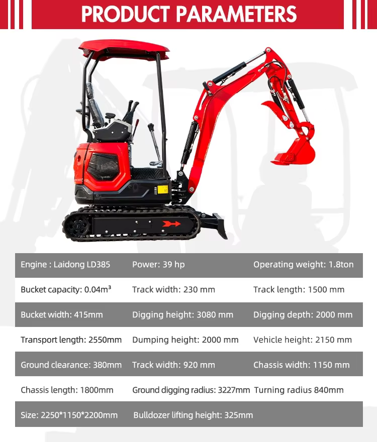 new free shipping cheap high quality excavators with track extension precise highly excellent 18 ton excavator green performance control on sale-24