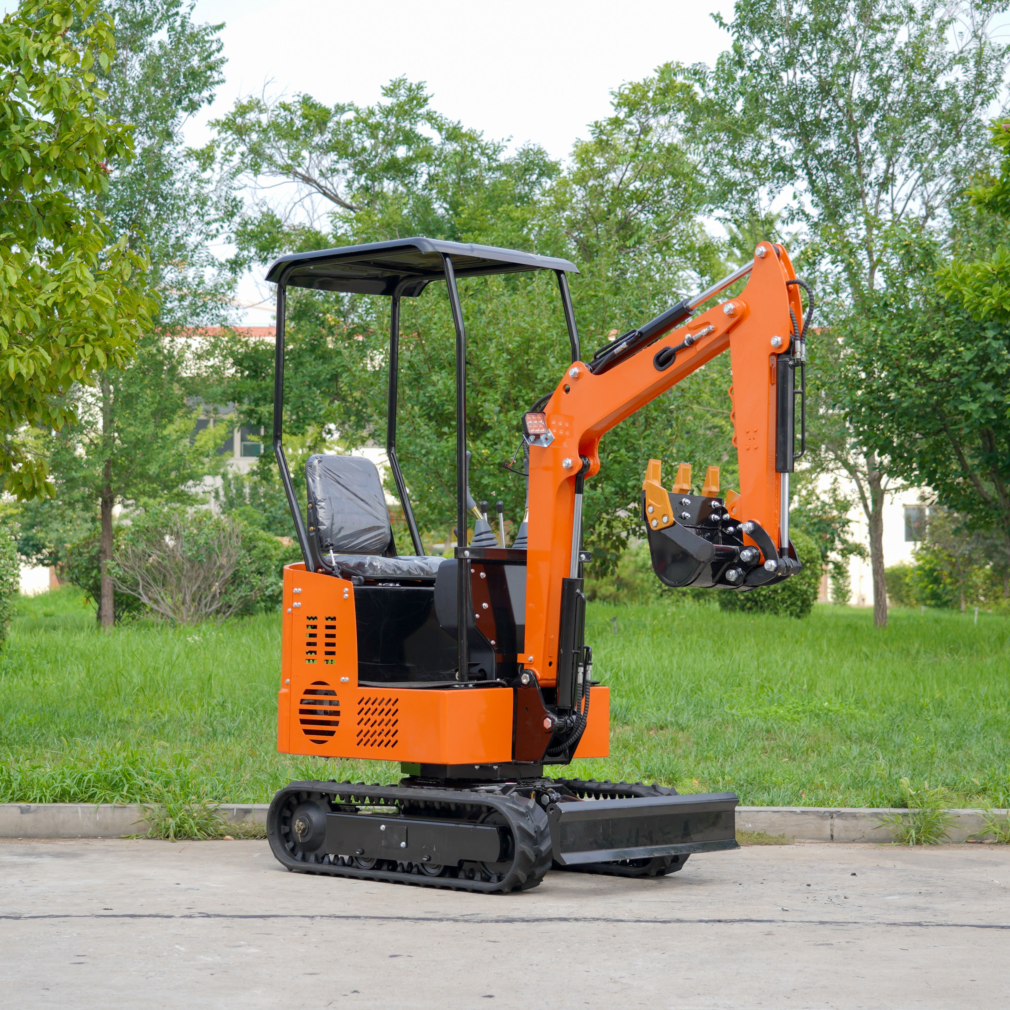 new blue best excavator best high quality efficient with upper arm lateral swing mini 1ton good quality cheap price energy saving best sale-22