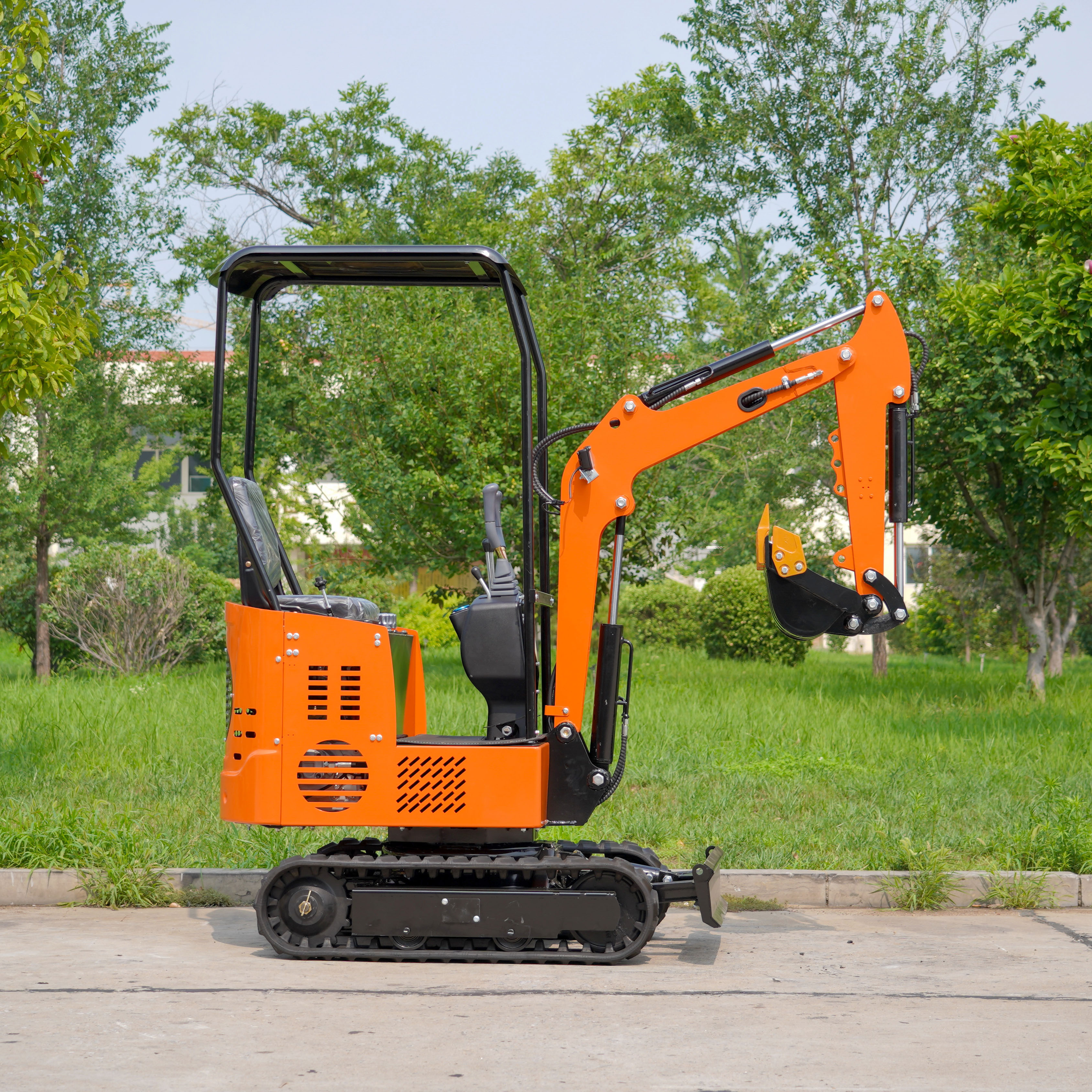 new blue best excavator best high quality efficient with upper arm lateral swing mini 1ton good quality cheap price energy saving best sale-18