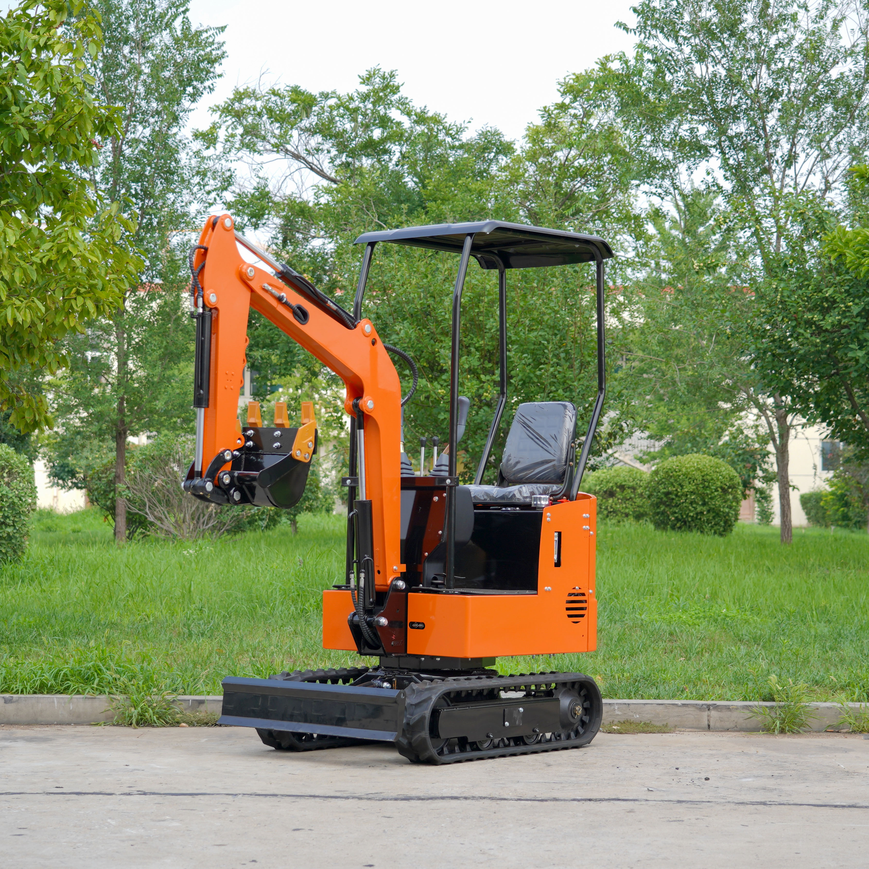 new blue best excavator best high quality efficient with upper arm lateral swing mini 1ton good quality cheap price energy saving best sale-20