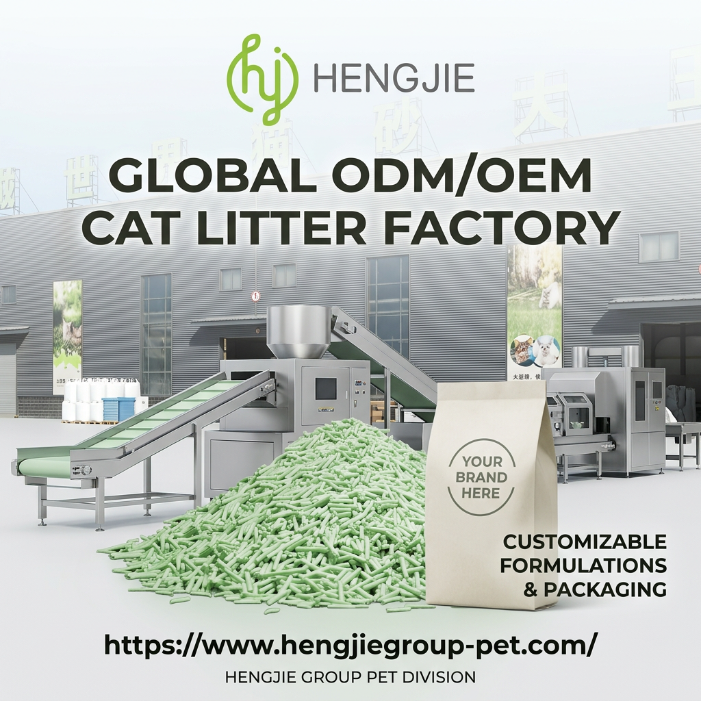 HENGJIE : Accélérateur de rentabilité pour fabricants de litière pour chats (OEM)