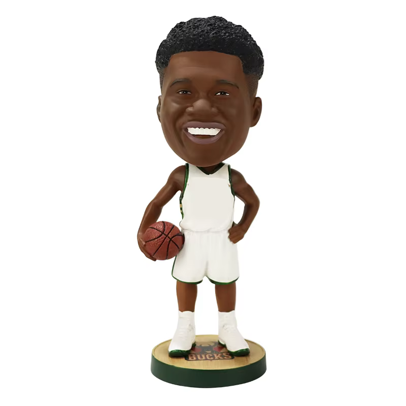 Basketball Player Home Decoration Figurines Bobblehead Resin Gift Custom Bobblehead Decor Sculpture Custom Resin Bobblehead