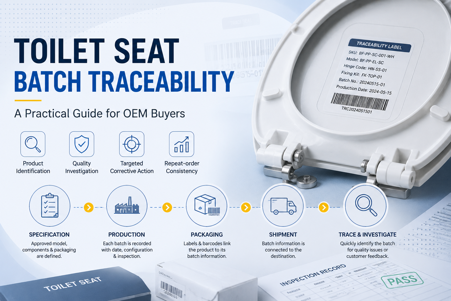 Toilet Seat Batch Traceability: An OEM Buyer’s Guid