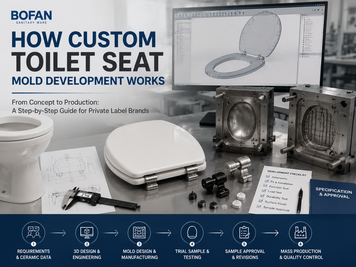 How Custom Mold Development Works for Toilet Seats