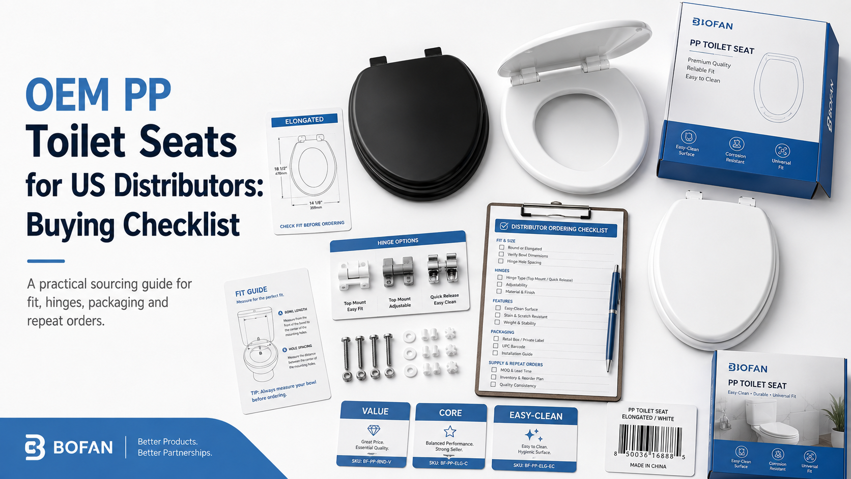 OEM PP Toilet Seats for US Distributors: Buying Checklist