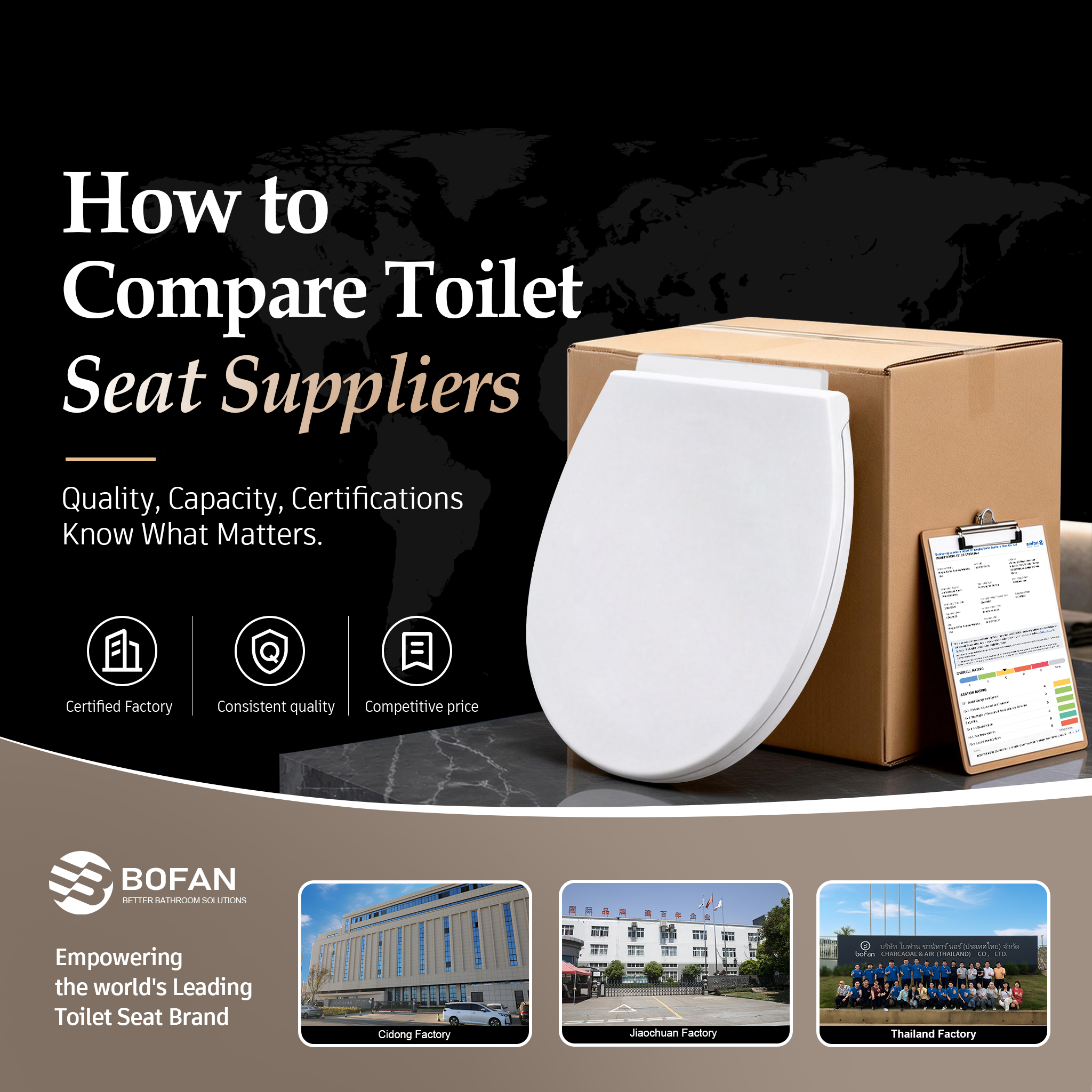 How to Compare Toilet Seat Suppliers