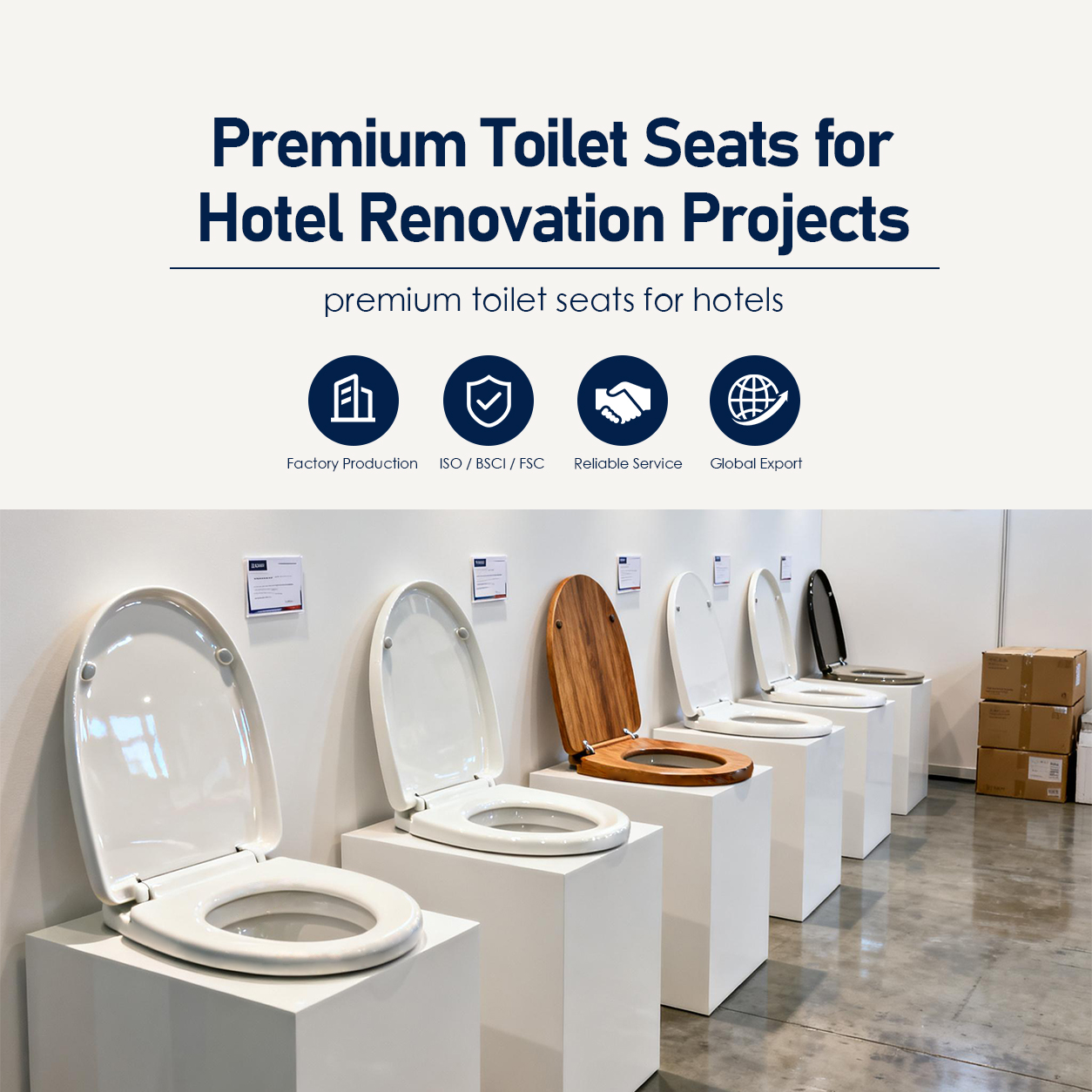 Premium Toilet Seats for Hotel Renovation Projects
