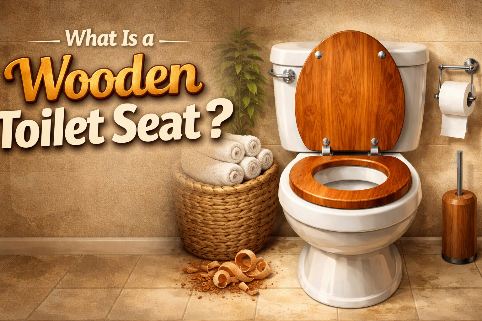 What Is a Wooden Toilet Seat