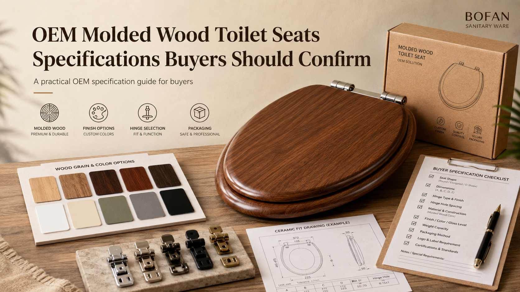 OEM Molded Wood Toilet Seats: Specifications Buyers Should Confirm