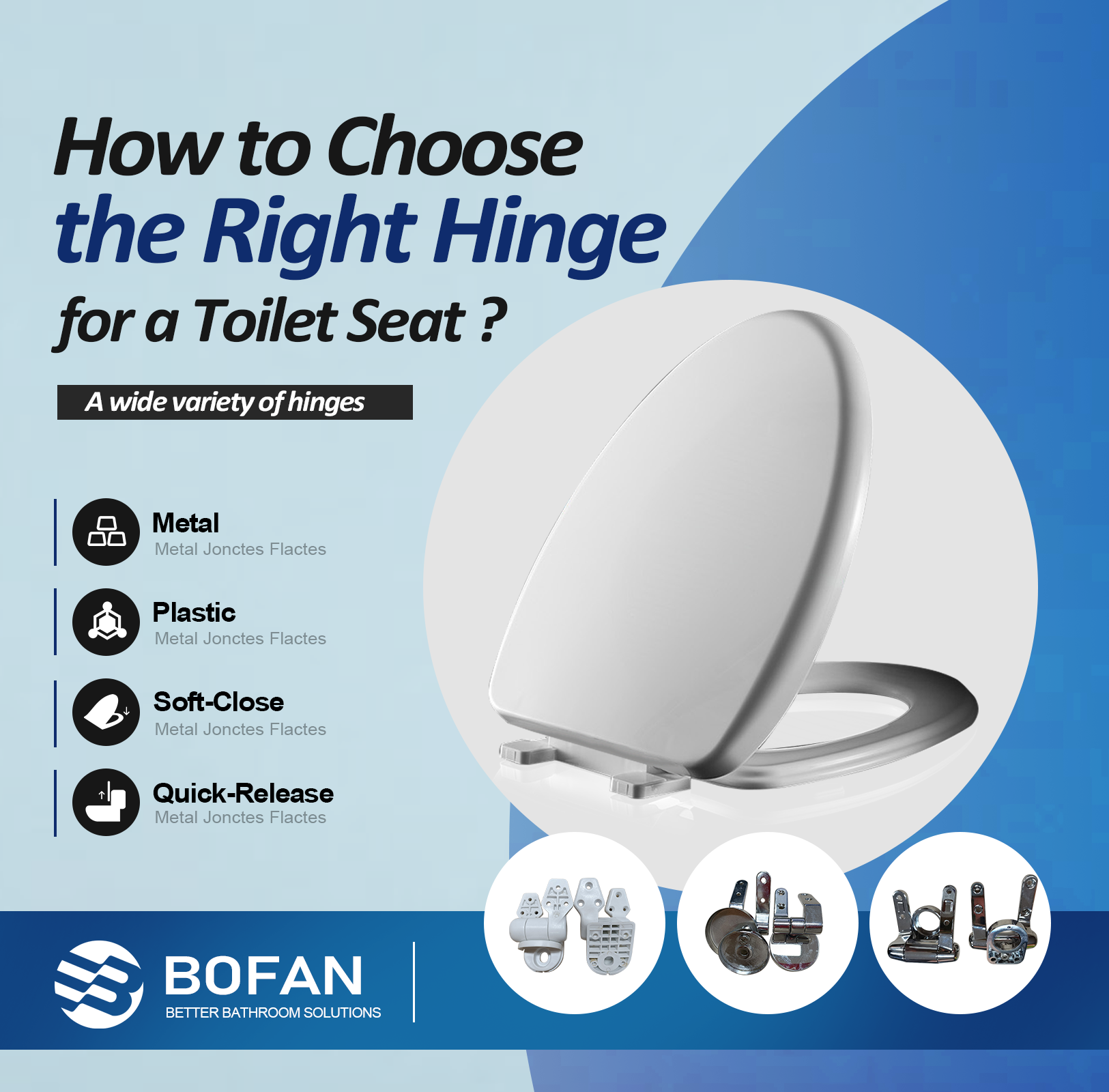 How to Choose the Right Hinge for a Toilet Seat