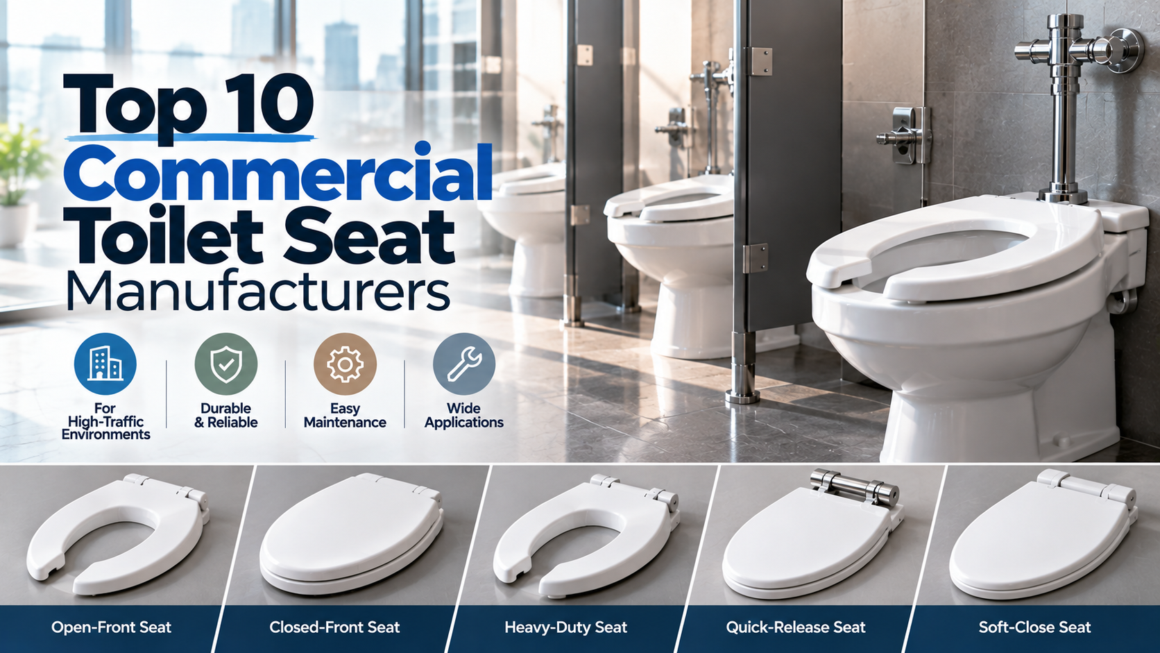 Top 10 Commercial Toilet Seat Manufacturers