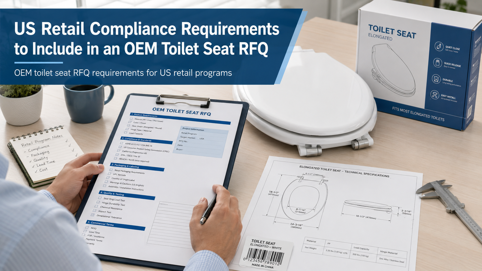 US Retail Compliance Requirements to Include in an OEM Toilet Seat RFQ