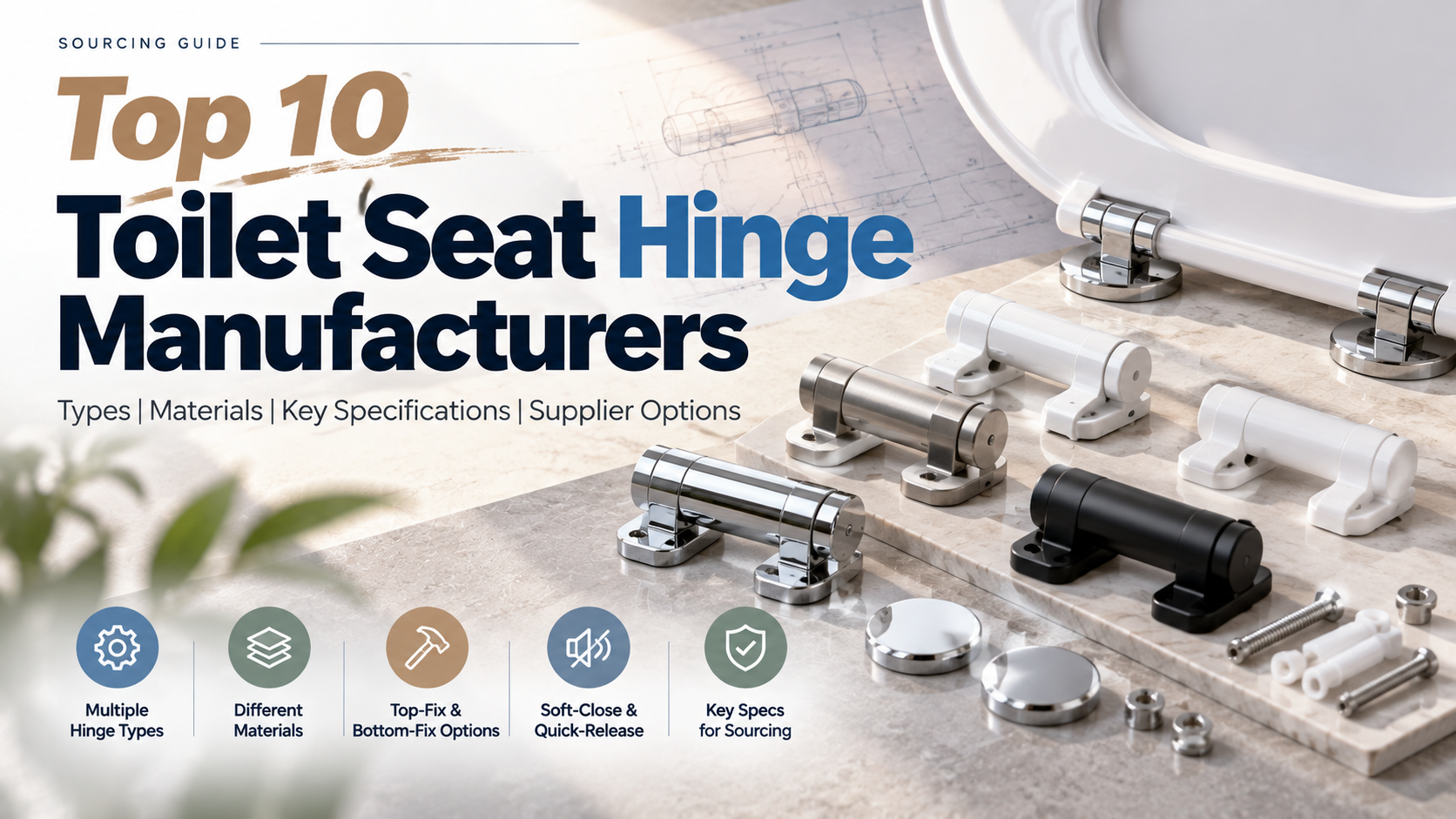 Top 10 Toilet Seat Hinge Manufacturers