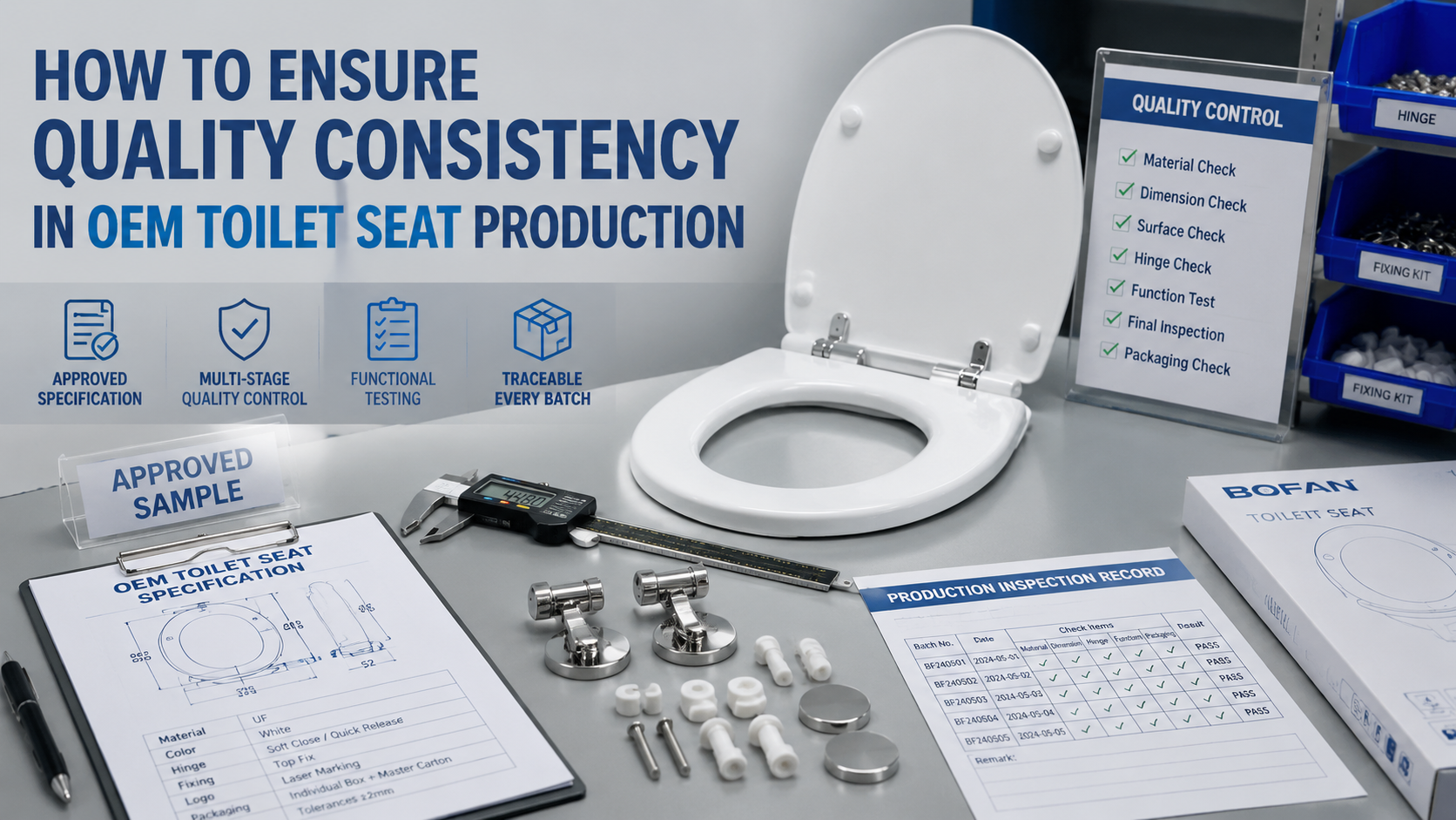 How to Ensure Quality Consistency in OEM Toilet Seat Production