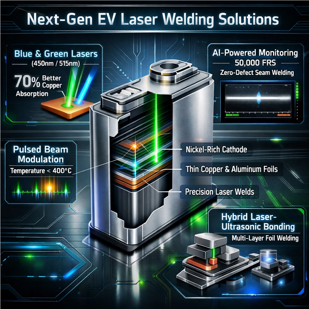 Lasertechnologie im Rampenlicht: Fachmessen präsentieren innovative Schweißlösungen für EV-Batterien der nächsten Generation