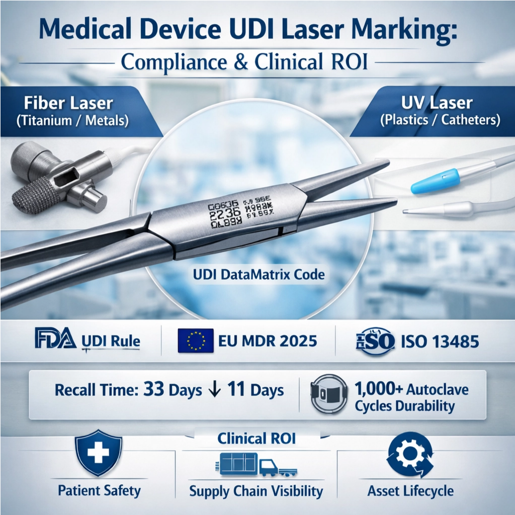 Aktuelle Entwicklungen in der Medizintechnikbranche: Krankenhäuser erhöhen ihre Budgets für Lasermarkierung und UDI-Konformität