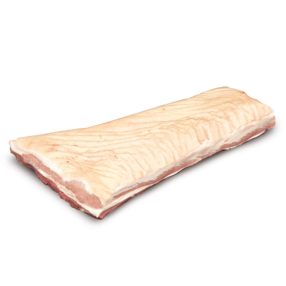 Frozen Pork Belly Boneless Rind On