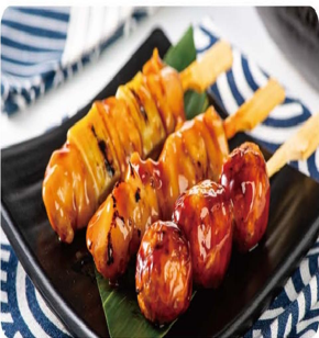 Frozen Chicken Meatball Skewer
