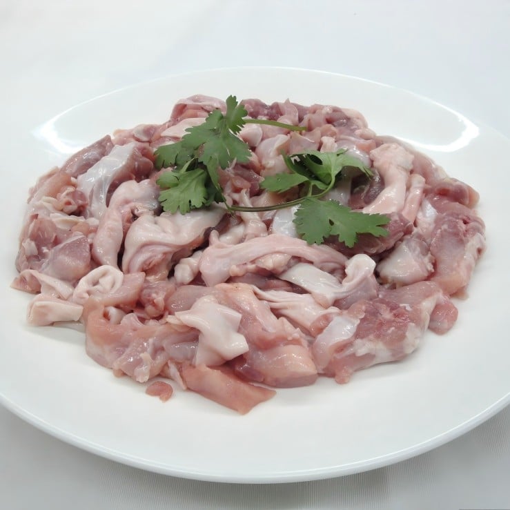 Gefrorenes Kaninchenfleisch