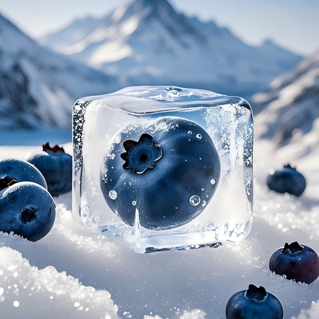 Frozen Blueberry